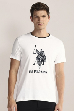 Karpier Markalar  Round neck White T-shirt