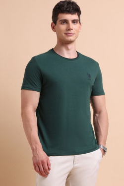 Karpier Markalar  Round neck Green T-shirt