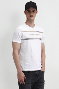 Karpier Markalar  Round neck White T-shirt