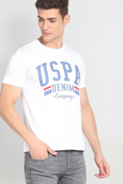 Karpier Markalar  Round neck White T-shirt