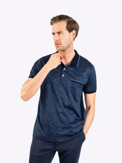 Karpier Markalar  polo neck Dark blue T-shirt