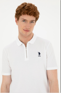 Karpier Markalar  polo neck White T-shirt