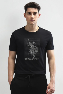 Karpier Markalar  Round neck Black T-shirt