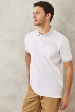 Beýleki markalar  polo neck White T-shirt