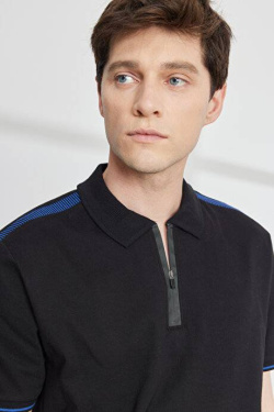 Beýleki markalar  polo neck Black T-shirt