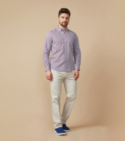 Karpier Markalar  Purple Casual Shirt